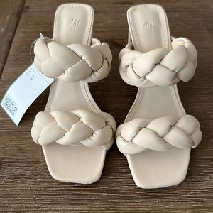 H&M braided sandals (NWT)